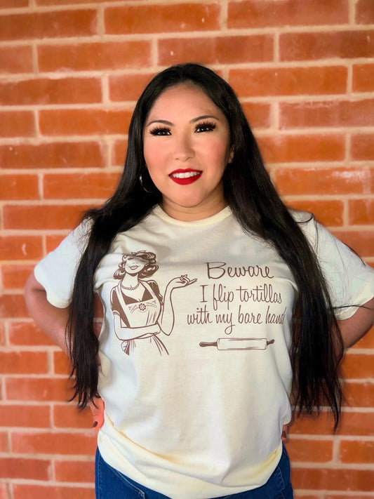 Flipping Tortillas - Latina T-Shirt
