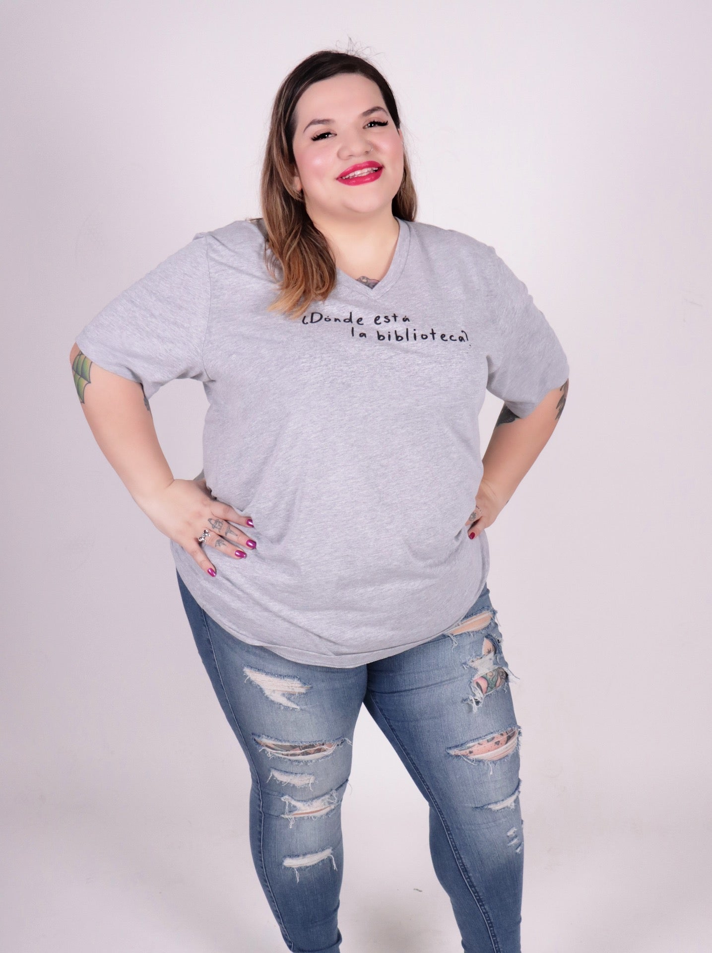 Donde está la biblioteca? Unisex-Two And A Half Street