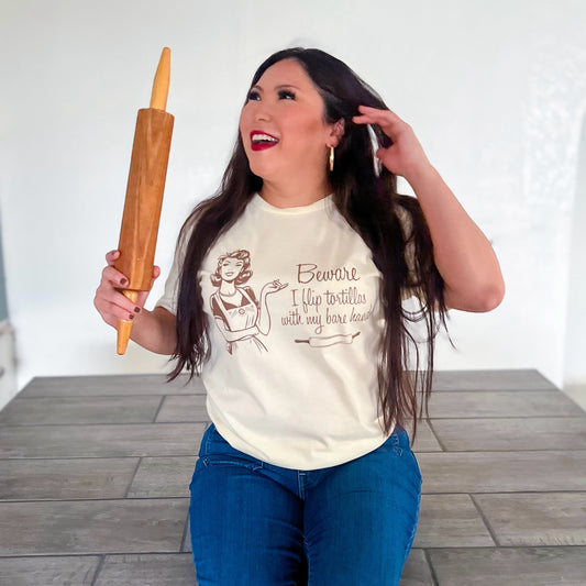 Flipping Tortillas - Latina T-Shirt